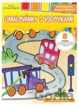 Omalovánky s vodovkami - Dopravní prostředky A4