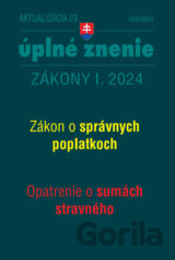 Aktualizácia I/3 / 2024- daňové a účtovné zákony