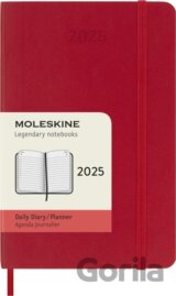 Moleskine – 12-mesačný denný diár 2025 - červený