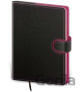 Týdenní diář 2025 A5 Flip antracit/magenta