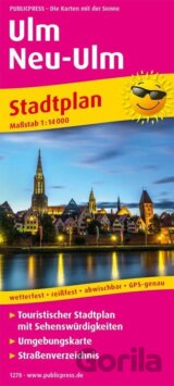 Ulm / Neu-Ulm 1:14 000 / plán města