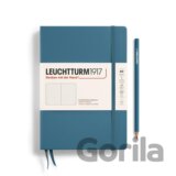 Leuchtturm1917 Zápisník Stone Blue Medium A5 tečkovaný