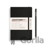 Leuchtturm1917 Zápisník Black Softcover B6+ tečkovaný