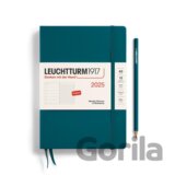 Leuchtturm1917 Weekly Planner & Notebook Medium (A5) 2025 Pacific Green