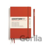 Leuchtturm1917 Zápisník Fox Red Paperback B6+ linkovaný