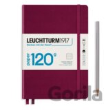 Leuchtturm1917 Zápisník 120G Port Red A5 linkovaný