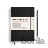 Leuchtturm1917 Zápisník Black Medium A5 čtverečkovaný