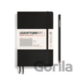 Leuchtturm1917 Zápisník Black Softcover B6+ čtverečkovaný