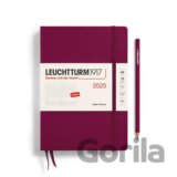 Leuchtturm1917 Daily Planner Medium (A5) 2025 Port Red