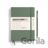 Leuchtturm1917 Zápisník Olive Medium A5 tečkovaný