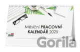 Měsíční pracovní kalendář 2025 - stolní kalendář