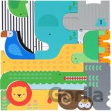 Wooden Puzzle + Play: Shaped Safari Animals