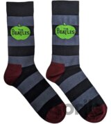 Unisex ponožky The Beatles: Logo jablka a pruhy (veľkosť EU 39-45)