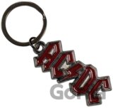 Prívesok na kľúče AC/DC: Červené logo