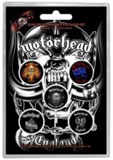 Set 5 odznakov Motörhead: England
