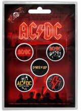 Set 5 odznakov AC/DC: Power Up