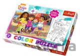 Color Puzzle Dora and friends