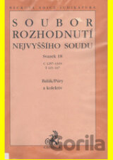 Soubor rozhodnutí Nejvyššího soudu sv.18