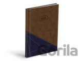 Týdenní diář 2025 PU blue/brown
