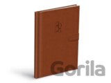Týdenní diář 2025 PU cognac s magnetem