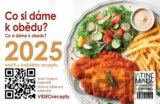 Kalendář 2025 Co si dáme k obědu, stolní, týdenní