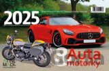 Kalendář 2025 Auta a motorky, stolní, týdenní,