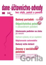 Dane, účtovníctvo, odvody 3-4/2017