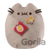 Pusheen s balíčkom chipsov