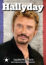 Nástěnný kalendář 2025: Johnny Hallyday