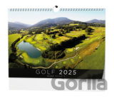 Golf české resorty 2025 - nástěnný kalendář