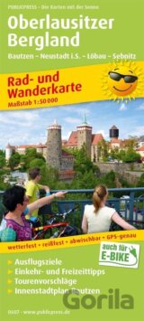 Oberlausitzer Bergland, Bautzen-Neustadt i.S.-Löbau-Sebnitz 1:50 000 / cyklistická a turistická mapa
