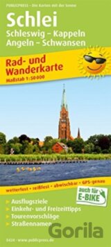 Šlesvicko-Kappeln, rybářská mapa 1:50 000 / cyklistická a turistická mapa