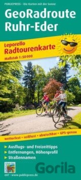 GeoRadroute Ruhr-Eder 1:50 000 / cyklistická mapa