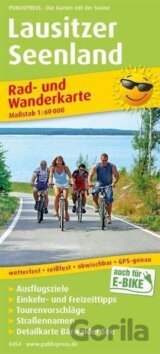 Lausitzer Seenland 1:60 000 / cyklistická a turistická mapa