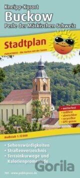 Kneipp-Kurort Buckow-Perle der Märkischen Schweiz 1:12 000 / plán města