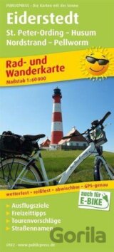 Eiderstedt, St. Peter-Ording-Husum, Nordstrand-Pellworm 1:60 000 / cyklistická a turistická mapa