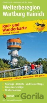 Welterberegion Wartburg Hainich 1:50 000 / cyklistická a turistická mapa