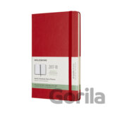 Moleskine – 18-mesačný plánovací zápisník červený 2017/2018