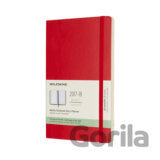 Moleskine – 18-mesačný plánovací zápisník červený 2017/2018