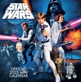 Oficiálny nástenný mini kalendár 2025 Star Wars s plagátom
