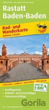 Rastatt, Baden-Baden 1:50 000 / cyklistická a turistická mapa