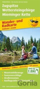 Zugspitze-Wettersteingebirge-Mieminger Kette 1:35 000 / turistická a cykloturistická mapa