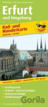 Erfurt a okolí 1:50 000 / cyklistická a turistická mapa