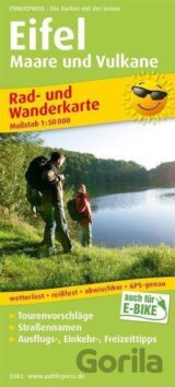 Eifel, Maars a sopky 1:50 000 / cyklistická a turistická mapa