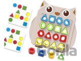 Skládačka sova - geometrické tvary