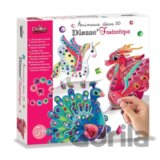 3D zvieratká Diamantová mozaika Fantázia 5