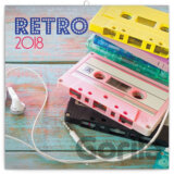 Kalendář poznámkový 2018 - Retro
