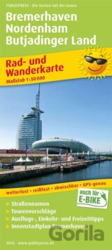 Bremerhaven-Nordenham-Butjadinger Land 1:50 000 / cyklistická a turistická mapa