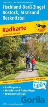 Fischland-Darss-Zingst, Rostock, Stralsund, Recknitztal 1:100 000 / cyklistická mapa