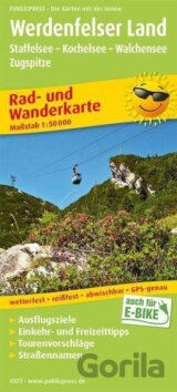 Werdenfelser Land, Staffelsee-Kochelsee-Walchensee-Zugspitze 1:50 000 / cyklistická a turistická mapa